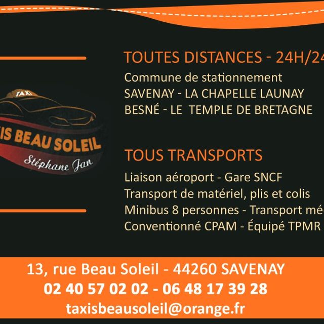 flyer taxi beausoleil